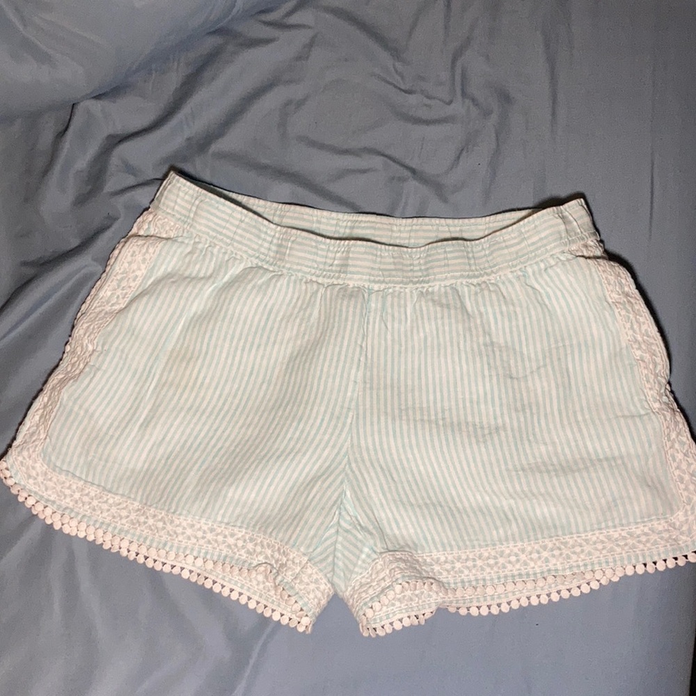 Vineyard Vines Striped Linen Shorts